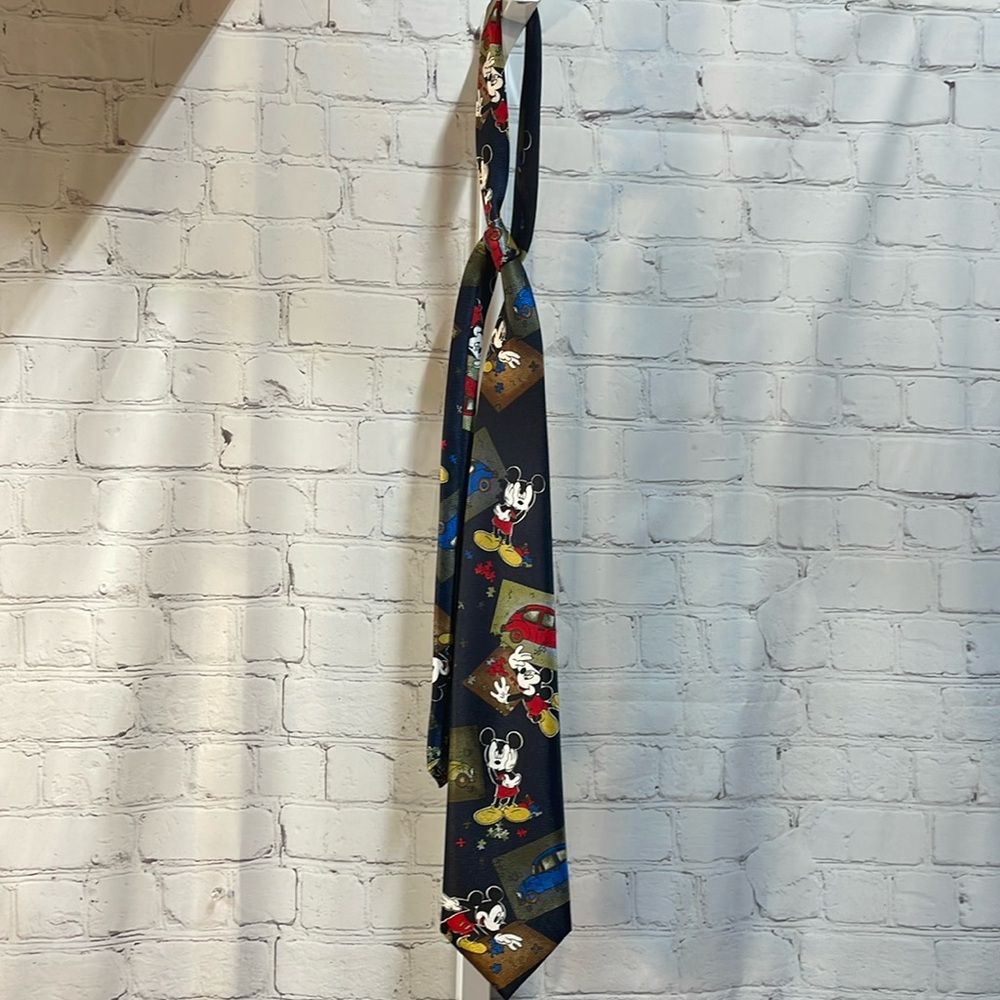 Mickey Unlimited Mickey Mouse vintage navy tie